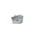 thumbnail image 4 of Bellaterra-Home 39 in. Single Sink Vanity in Dark Gray with White Composite Granite Sink Top, 4 of 10