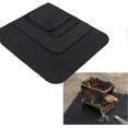 thumbnail image 1 of KAIYANG Alfombrilla para fogatas, alfombrilla para debajo de la parrilla, protector para barbacoa para estufa de leña, protege el suelo de césped, 350 x 340 mm, 1 of 5