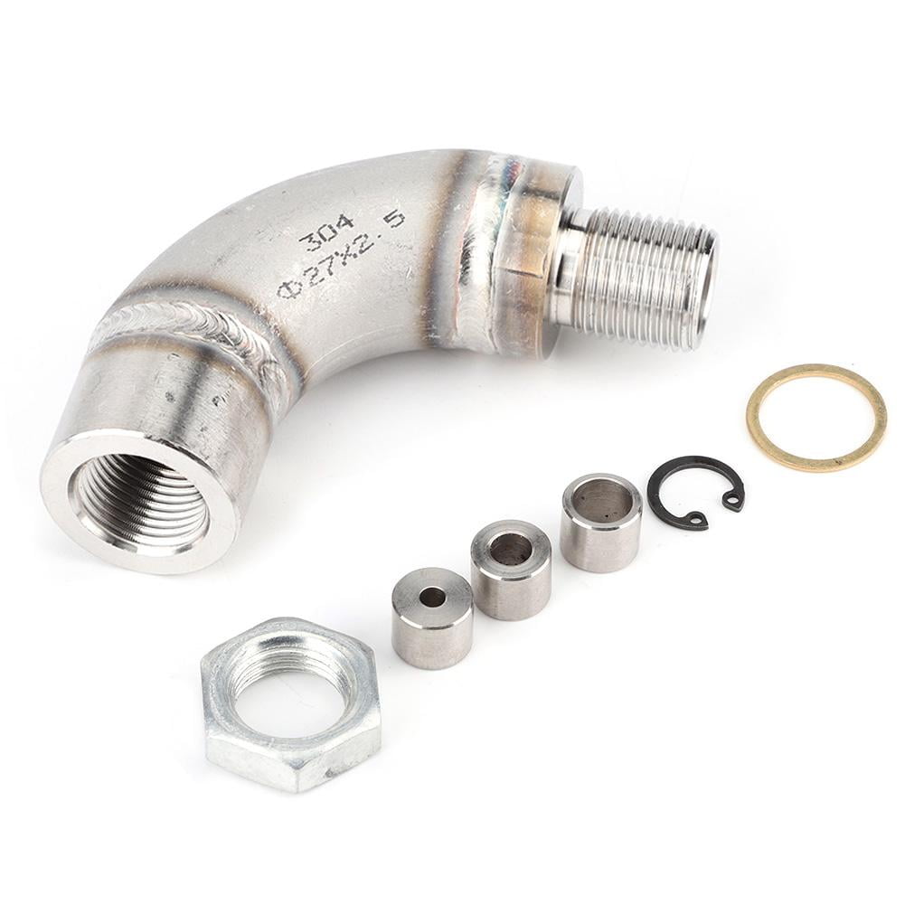 OTVIAP Oxygen Sensor Restrictor Fitting 11619, 304 Stainless Steel 90