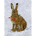 thumbnail image 1 of Rabbit Hare & Rosehips Flag Garden Size, 1 of 1