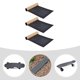 thumbnail image 3 of unbranded 3Ud Grip Tape Para Skateboard Profesional Negro Con Material Resistente Y Fácil De Cortar, 3 of 8
