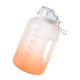 thumbnail image 2 of Botella de agua de 2,2  , jarra de agua grande con motivación Naranja Blanco Gloria Botella para beber, 2 of 8