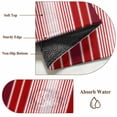 thumbnail image 6 of Red Vertical Striped Round Area Rug 4 FT, Non Slip Indoor Outdoor Rug, Farmhouse Minimalist Abstract Lines Washable Soft Circular Carpet Non-Shedding Floor Mat for Coffee Table Nursery Foyer Balcony, 6 of 8