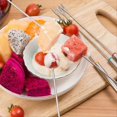 thumbnail image 5 of 12PCS 9.5 Inch Color-Coded Stainless Steel Fondue Forks, Fondue Fork, 5 of 5