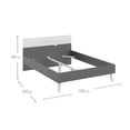 thumbnail image 4 of Cama Matrimonial Alterego Oslo Somier Negro, 4 of 4