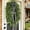 Green 24in, variant on Summer Wreaths for Front Door, Bead Grass Wreath, Spring Summer Greenery Farmhouse Wreath, Artificial Farmhouse Rustic Xmas Decor for Front Door Wall Porch