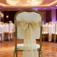 thumbnail image 4 of Lace Chair Back Covers, Floral Wedding Decor, Spandex Chair Sash, Decorative Bow Accent, Home Event Decor, 4 of 8