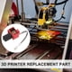 thumbnail image 5 of 1 juego de boquillas para cabezal de impresora, kit de hotend, pieza de repuesto para impresora 3D, boquilla extrusora de hotend, piezas de impresora 3D, 5 of 8