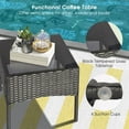 thumbnail image 7 of Aimee Lii 8 Pieces Outdoor Wicker Sofa Set with 2 Coffee Table, Backyard Furniture, Rustproof, 7 of 7