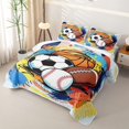 thumbnail image 3 of Homewish Color Splash Balls Twin Quilt Set, Sport Twin Coverlet Set for Boys and Girls, 2-Piece, 1 Comforter and 1 Pillowcase, 3 of 7