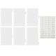 thumbnail image 1 of juego de separadores de carpeta transparentes de 6 anillas con pegatinas doradas., 1 of 7