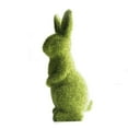 thumbnail image 1 of SUNSIOM Imitation Moss Rabbit Resin Sculpture Garden Ornament (Green), 1 of 5