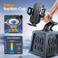 thumbnail image 3 of Soporte para Celular de Auto SUUSON 3 en 1 Ajustable 360° para iPhone, 3 of 7