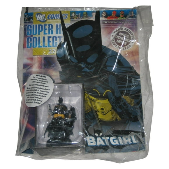 DC Batman Batgirl Lead Figure & Collector Eaglemoss Magazine Book #37