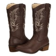 thumbnail image 6 of J's.o.l.e Women's Western Cowboy Boots Wide Calf Female Brown US Size 7.5, 6 of 7
