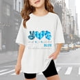 thumbnail image 2 of lnmuld Girls Short Sleeve T-Shirt,Periodic Table Graphic Tee for Girls Science Themed Short Sleeve Top Casual Comfortable Shirt for Kids Indoor Outdoor Wear,Kids Cotton Tshirt Size:9-10 Years, 2 of 8