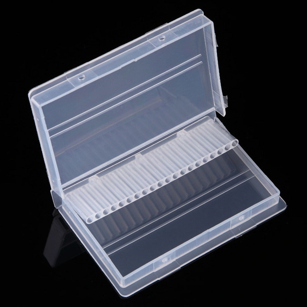 1x Electric Grinding Drill Bits Storage Box Multi-holes Case Stand Organizer Kit 