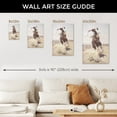 thumbnail image 6 of AEFER Vintage Western, Southwest Canvas, Western Art Prints Wall Decor, Western Cowboy Pictures Southwestern Artwork Prints Farmhouse Wall Decor for Western Decor Unframe: 12x18inch(30x45cm), 6 of 6