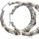 thumbnail image 2 of Metal Hoops Women's Bamboo Hoop Earrings, Gold, One Size------Product code 60835, 2 of 3