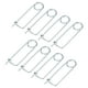 thumbnail image 1 of Uxcell 8-Pack Pin de Seguridad de Pasador en Forma de Broche, Pines de Acero de Resorte M2x45mm, Sujetadores de Broche de Bloqueo Rápido, Clips Retenedores Pesados, 1 of 7