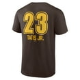 thumbnail image 3 of Men's Fernando Tatis Jr. Brown San Diego Padres Fastball Player Name & Number T-Shirt, 3 of 3