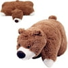Cuddlee Pet Large Pillow, Brown Bear