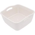 thumbnail image 1 of Cesta portátil para tareas de cocina, material seguro que garantiza la salud familiar, sistema de drenaje eficiente para frutas y verduras (10,4" x 8" x 5,1"), 1 of 4