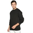 thumbnail image 4 of Klizzer Luxury Sweatshirts for Men 100% Cotton Fleece Crewneck – Black Small, 4 of 7