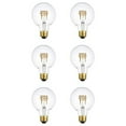 thumbnail image 2 of LED decorative helix horizontal 3000K filament 6 watts 420 lumens G25 light bulb, 2 of 2