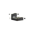 thumbnail image 2 of Meridian Furniture Jolie Solid Wood and Velvet Queen Bed in Gray, 2 of 4