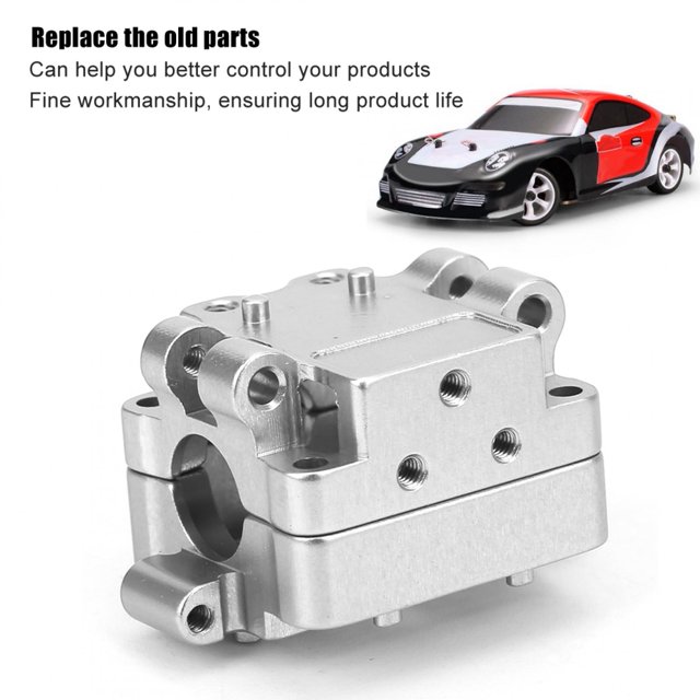 Caja de cambios RC ligera caja de transmisión de coche RC de fácil instalación de aleación de aluminio para WL 1/28 K969 K989 P929 accesorio de actualización de coche ANGGREK Otros