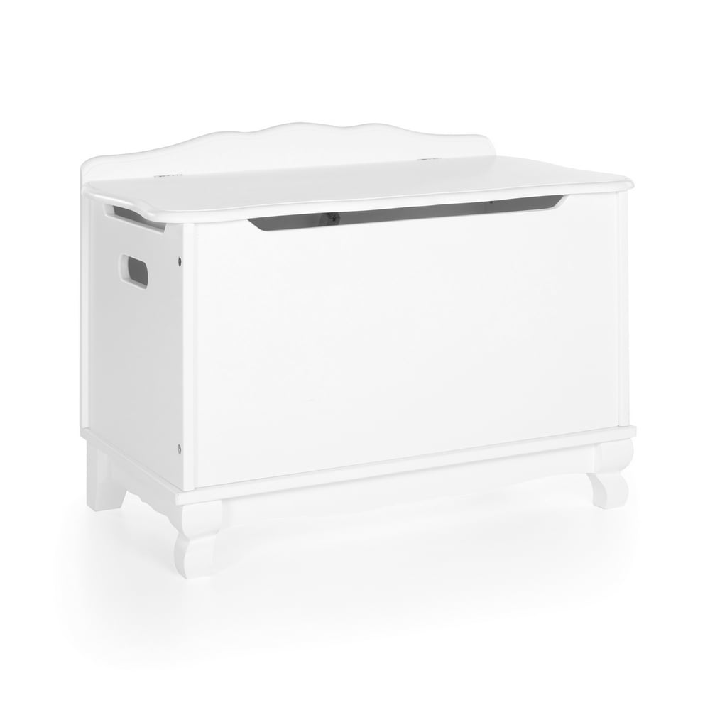 rustic white toy box