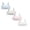 White 1PCS & Pink 1PCS & Blue 1PCS & Grey 1PCS, variant on XEGLSBU 4 Pack Girls Seamless Sports Bra Training Crop Top Soft Comfortable Breathable Underwear for Tween Size9-10 Years