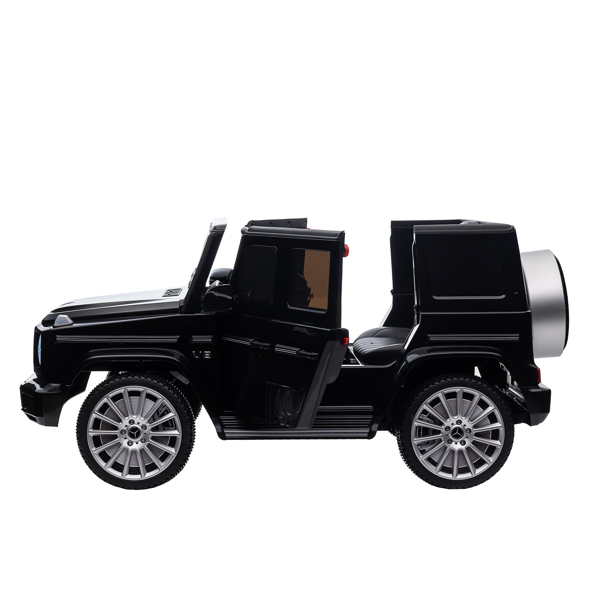 CIPACHO Kids Ride On Cars, Licensed Mercedes-Benz G500, 24V Battery Powered Toy Electric Car for Kids with 2.4GHz Remote Control, Black