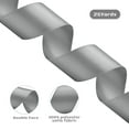 thumbnail image 2 of Double Face Satin Ribbon 2 inch X 25 Yards Polyester Ribbon for Gift Wrapping Very Suitable for Weddings Party Hair Bow Invitation Decorations and More Silver, 2 of 7