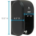 thumbnail image 3 of Georgia Pacific Professional Compact Vertical 2-Roll Coreless Tissue Dispenser, 14.06 x 6.69 x 8.19, Black -GPC56790A, 3 of 7