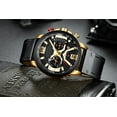 thumbnail image 2 of 8329 Reloj de pulsera de cuarzo para hombres de negocios. Reloj deportivo. Tres sub-marcados. Ca CURREN  Mirar, 2 of 6