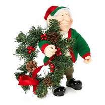 11"  Zims The Elves Themselves #25 Collectible Christmas Elf Figure