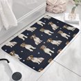 thumbnail image 3 of Jack Russell Terrier Flannel Non Slip Door Rugs,Washable Door Mats Indoor,Decorative Door Mats,Dirt-Resistant and Absorbent Doormat for Entrance,Bedroom,Kitchen,Bathroom,31.5x17in(80x43cm), 3 of 4