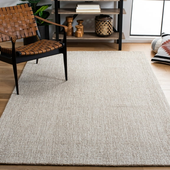 Safavieh Abstract Delia Distressed Wool Area Rug, Ivory/Gray, 6' x 9'