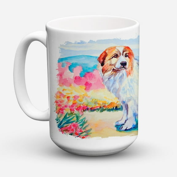 Carolines Treasures 7130CM15 Great Pyrenees Coffee Mug 15 oz 15 ounce multicolor