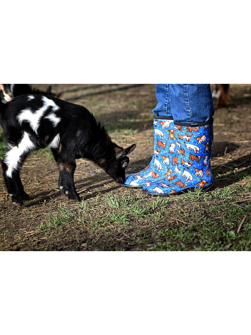 Sloggers Waterproof Garden Rain Boots for Women Cute Mid-Calf