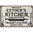 thumbnail image 1 of ESTHER'S Kitchen Farmhouse Sign Gift 8x12 Metal 108120033135, 1 of 1