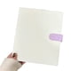 thumbnail image 1 of A5 Binder Photocard Holder Idol Photo Album Cards Storage Kawaii Stationery White & Purple, 1 of 5