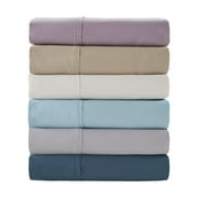 Madison Park 6-piece 800 Thread Count Cotton Blend Sateen Sheet Set, Queen - Aqua, Resistant to fading, shrinking and wrinkles