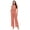 Peach, variant on Printed Jumpsuits For Women, Sleeveless, Front Cut Out Style Jumpsuit