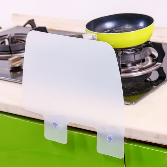 Mobutofu White Resin Splash Guard 2Pcs for Kitchen Sink Rectangular Anti Splash and Waterproof