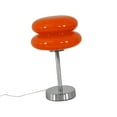 thumbnail image 3 of perfeclan Egg Tart Lamp 3 Colors Changing Glass Bedside Lamp for Party Bar Living Room Orange, 3 of 9