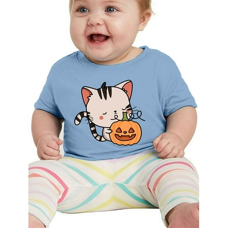 

Cute Kittyboo W Pumpkin. T-Shirt Infant -Image by Shutterstock 6 Months
