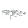 thumbnail image 1 of Linon Lowell Queen Folding Platform Mattress Base in Grey Powder Coated Steel, 1 of 14